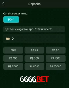 deposits 6666BET